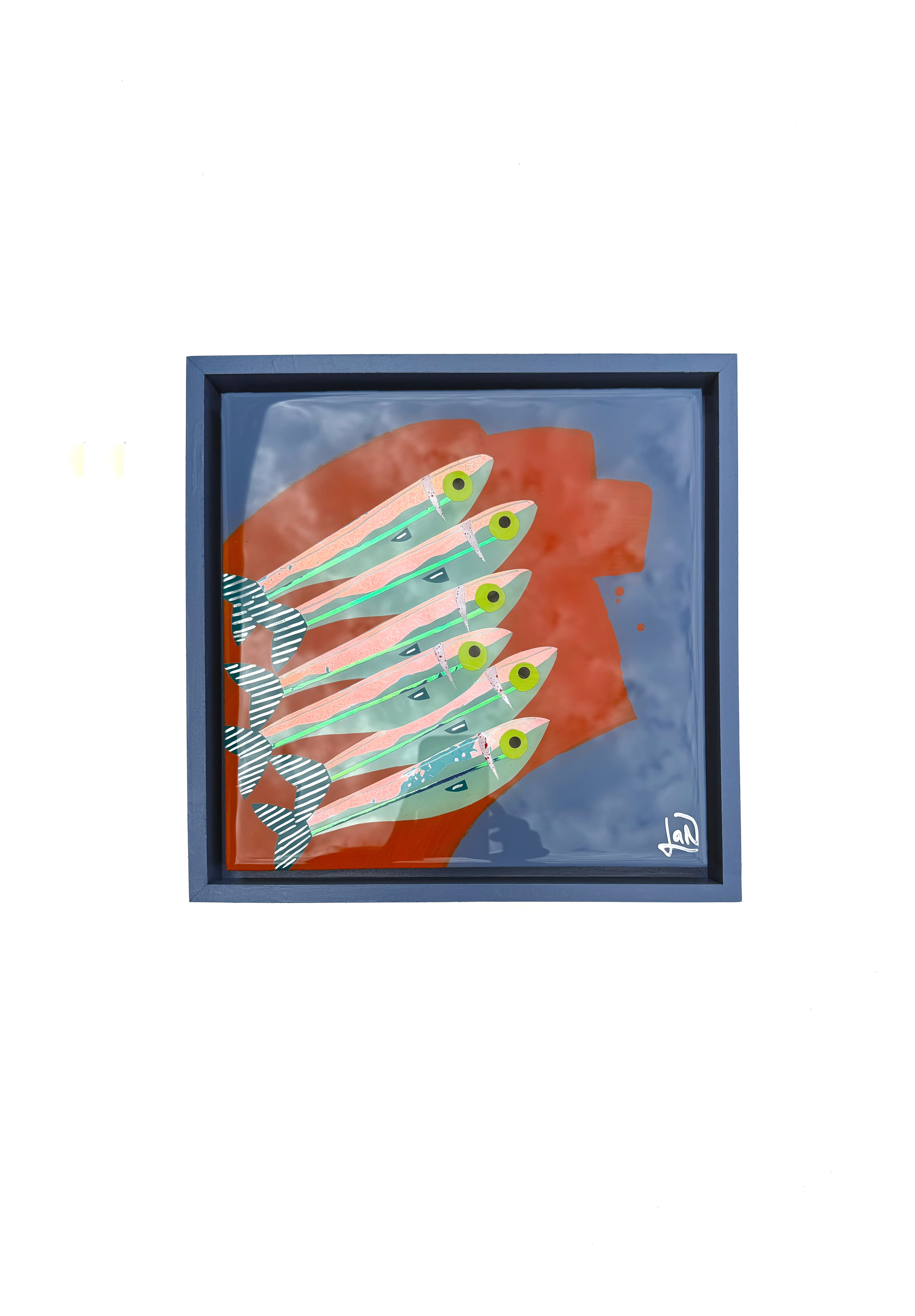 Emergency Meeting (Orange) framed — view 1