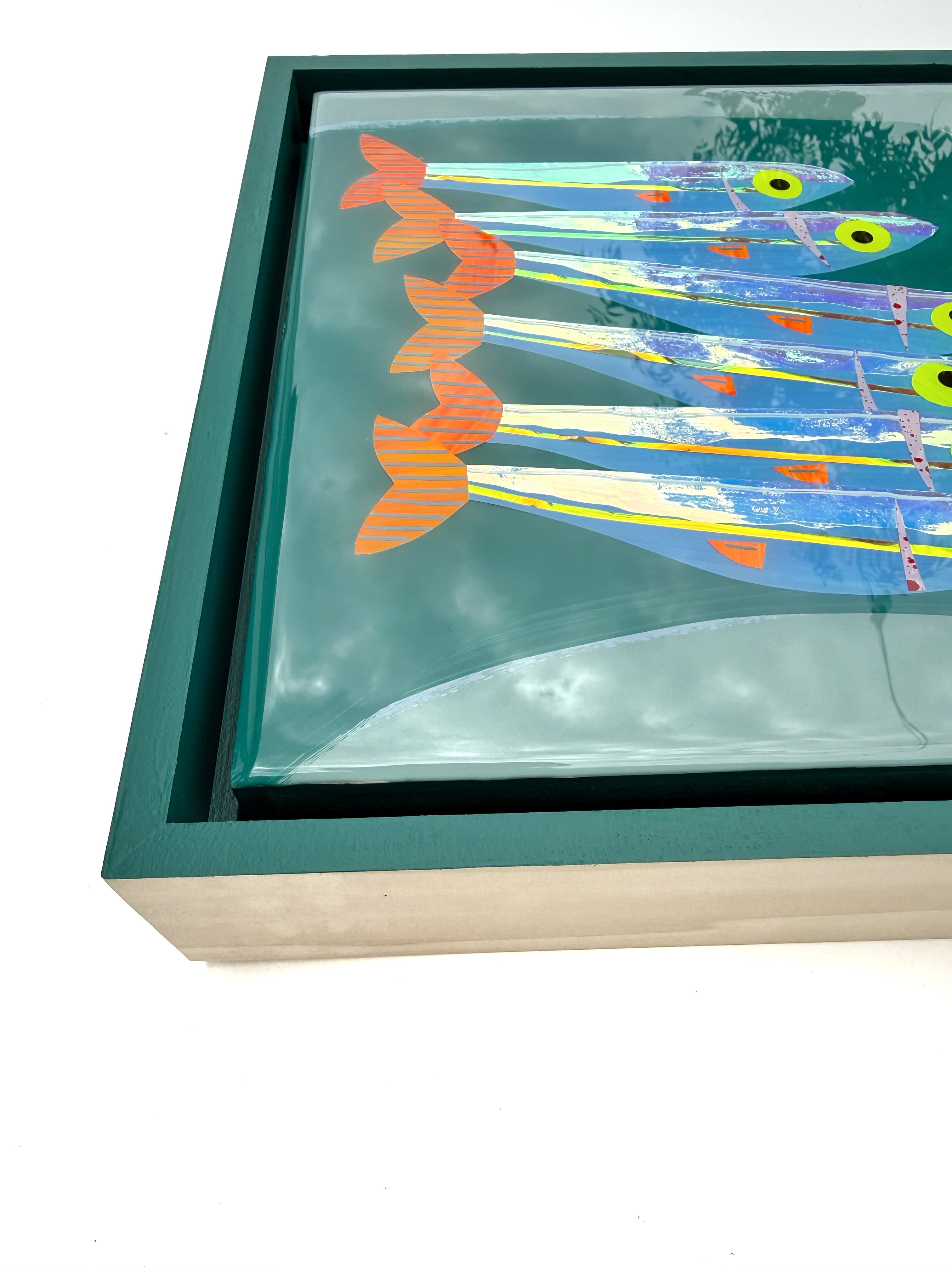 Emergency Meeting (Emerald Green) framed — view 2