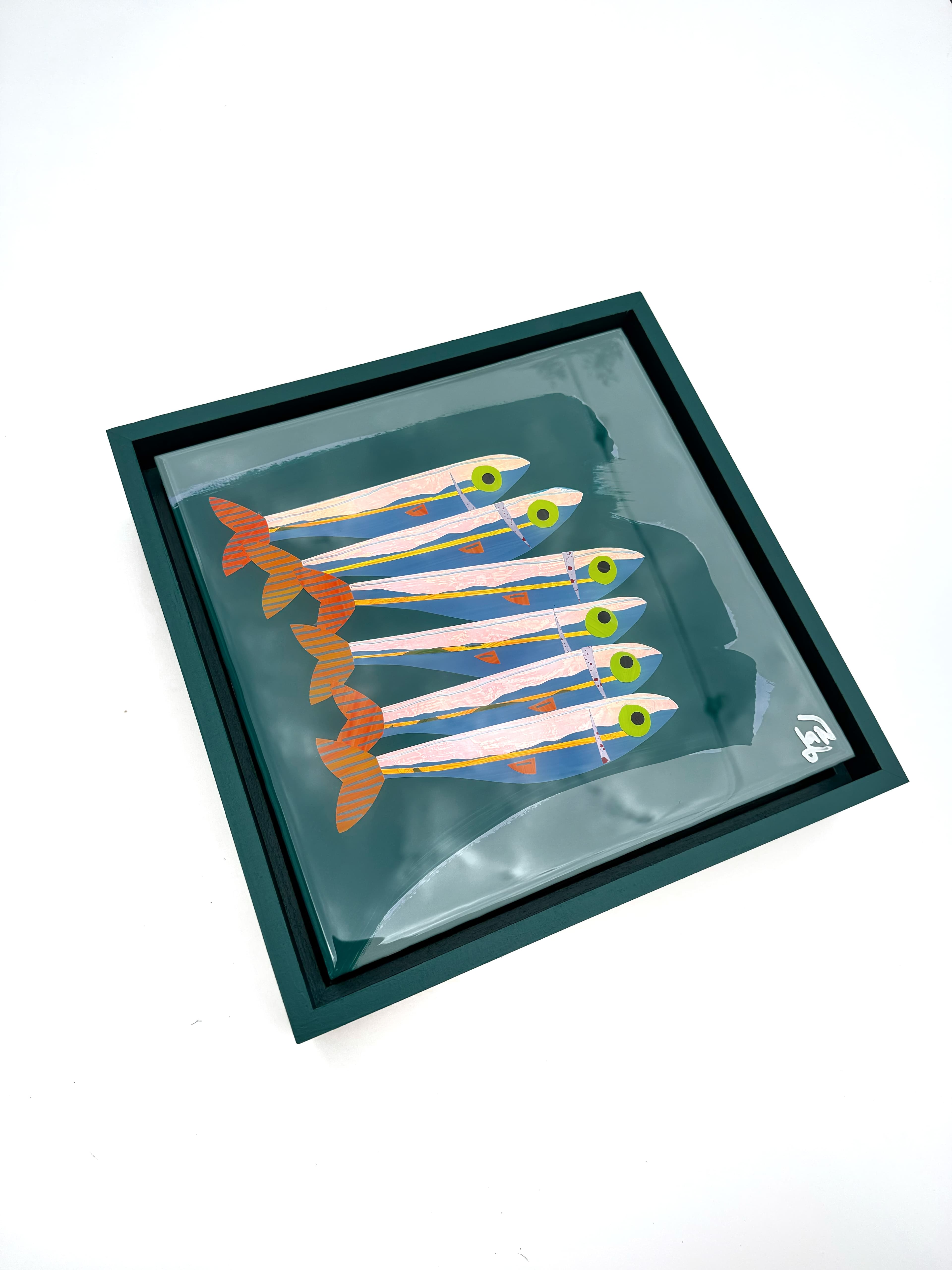Emergency Meeting (Emerald Green) framed — view 1