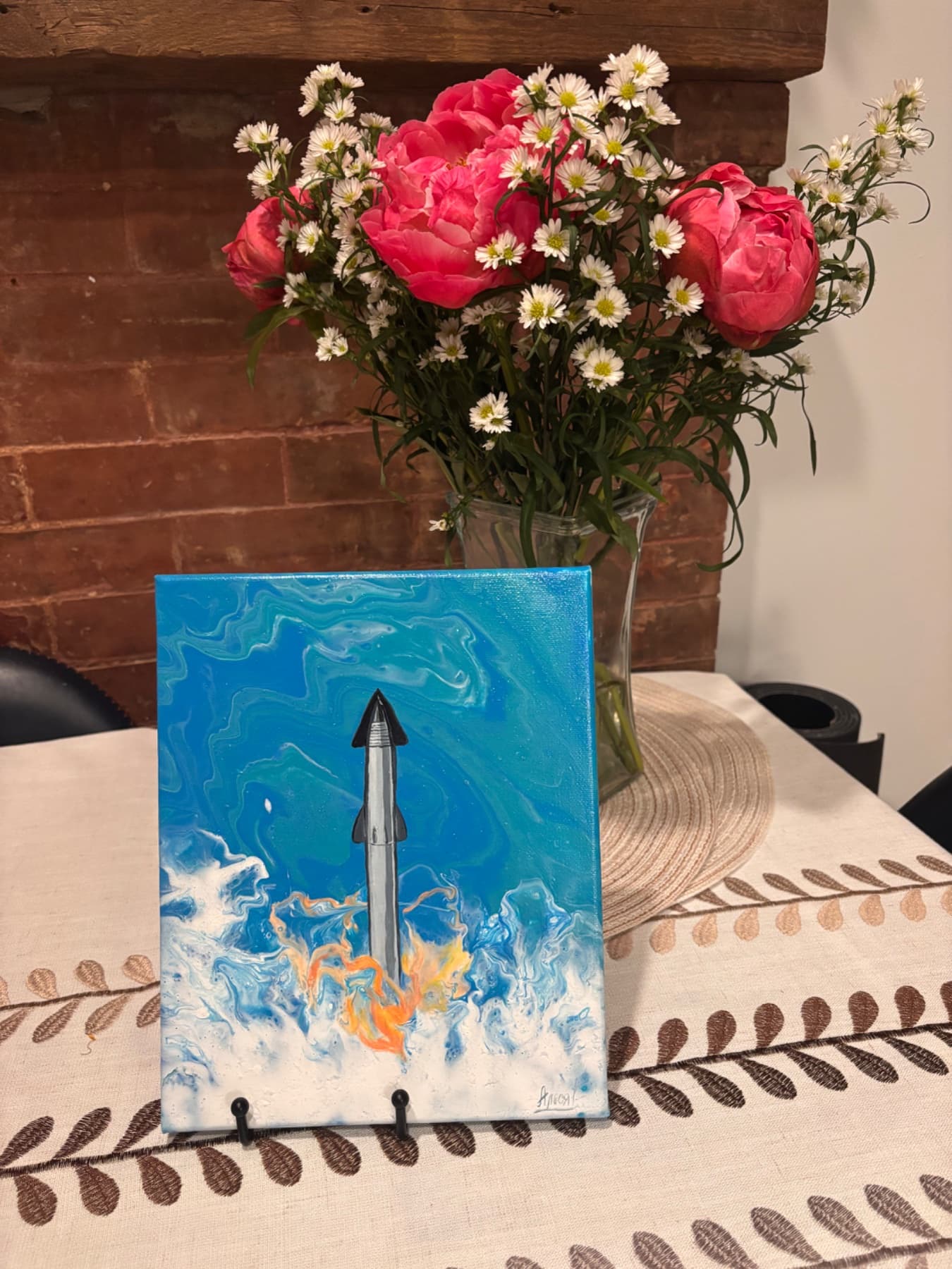 Spaceship, inspired by SpaceX — view 1