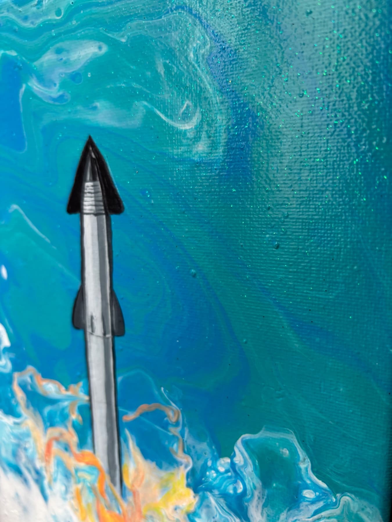 Spaceship, inspired by SpaceX — view 3