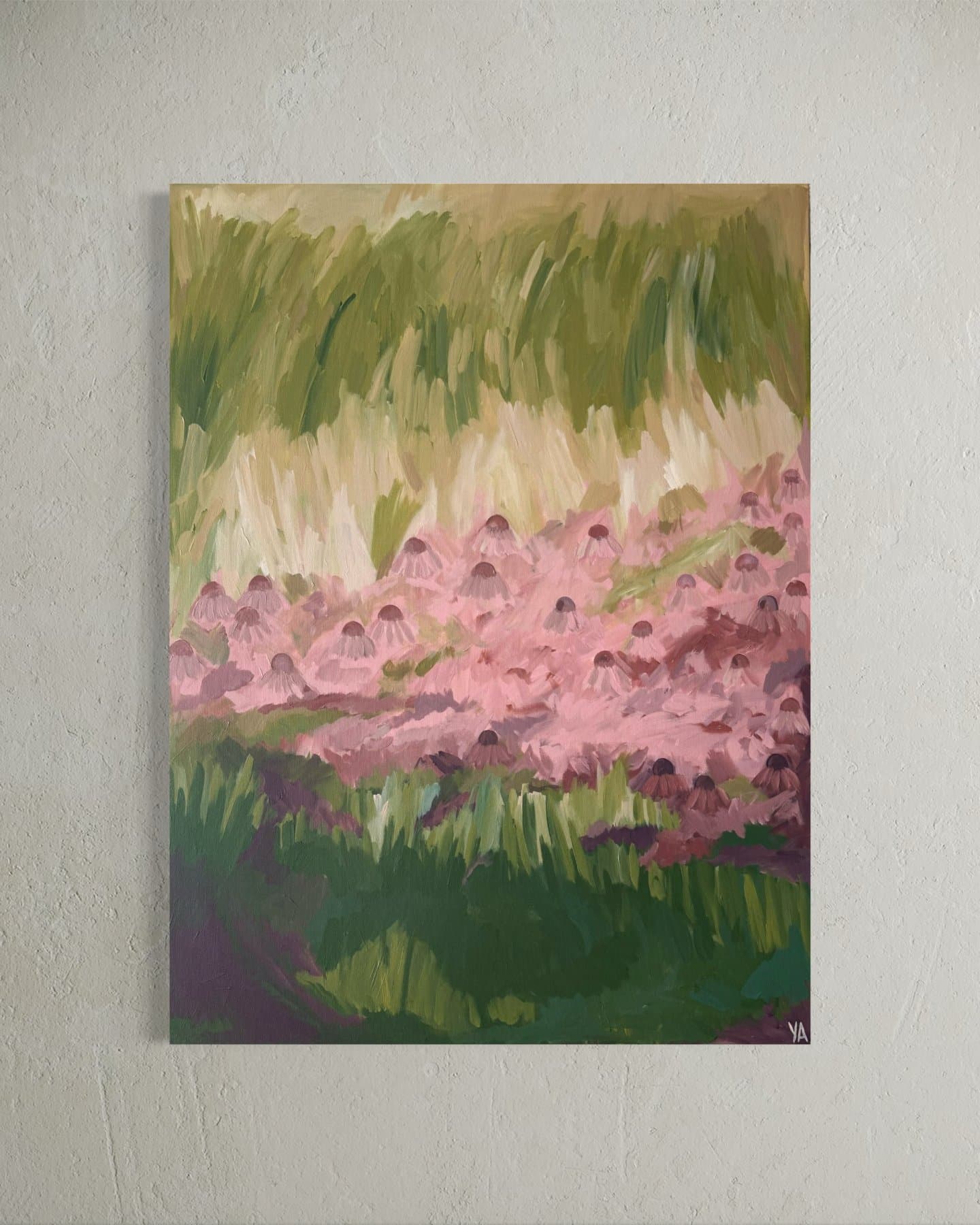 Echinacea in Green — view 1