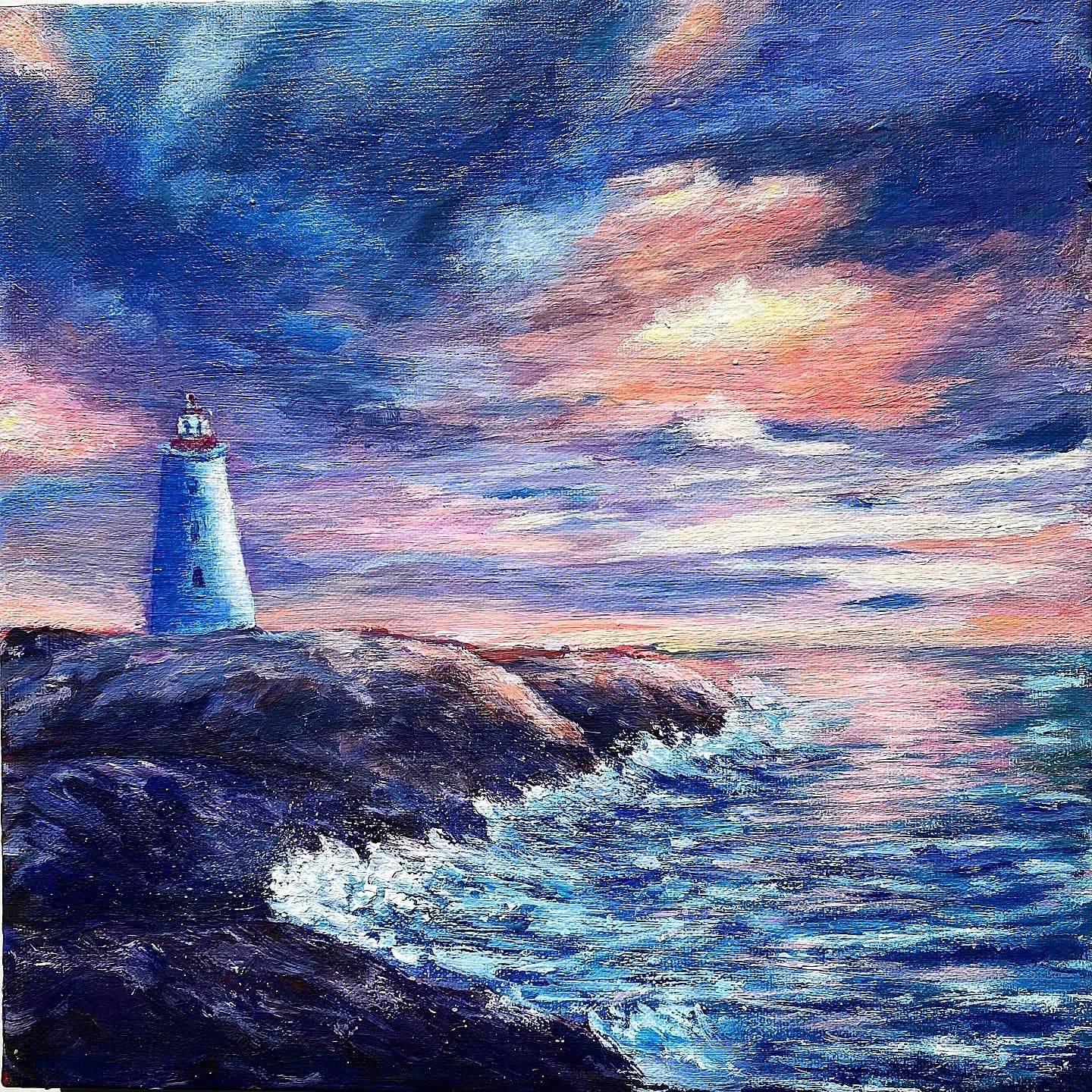 Vanilla Sky over Peggy's Cove, Nova Scotia — view 1
