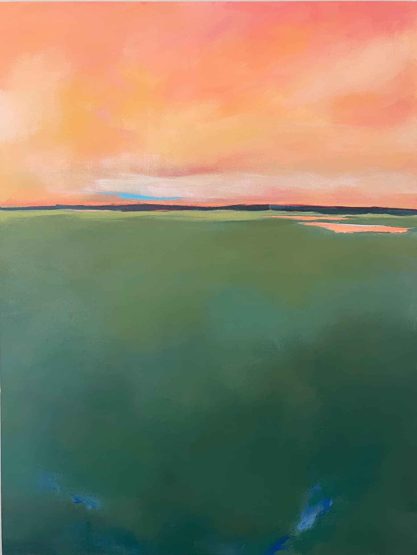 Citrus Clouds Dance In The Evening Glow — view 1
