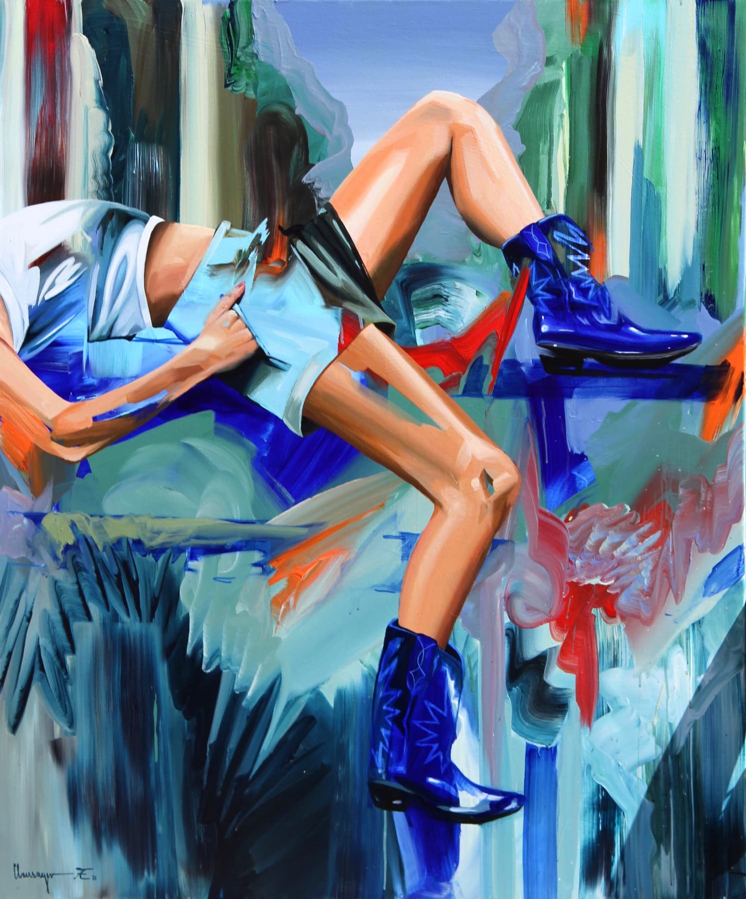 Blue Boots Sunday — view 1