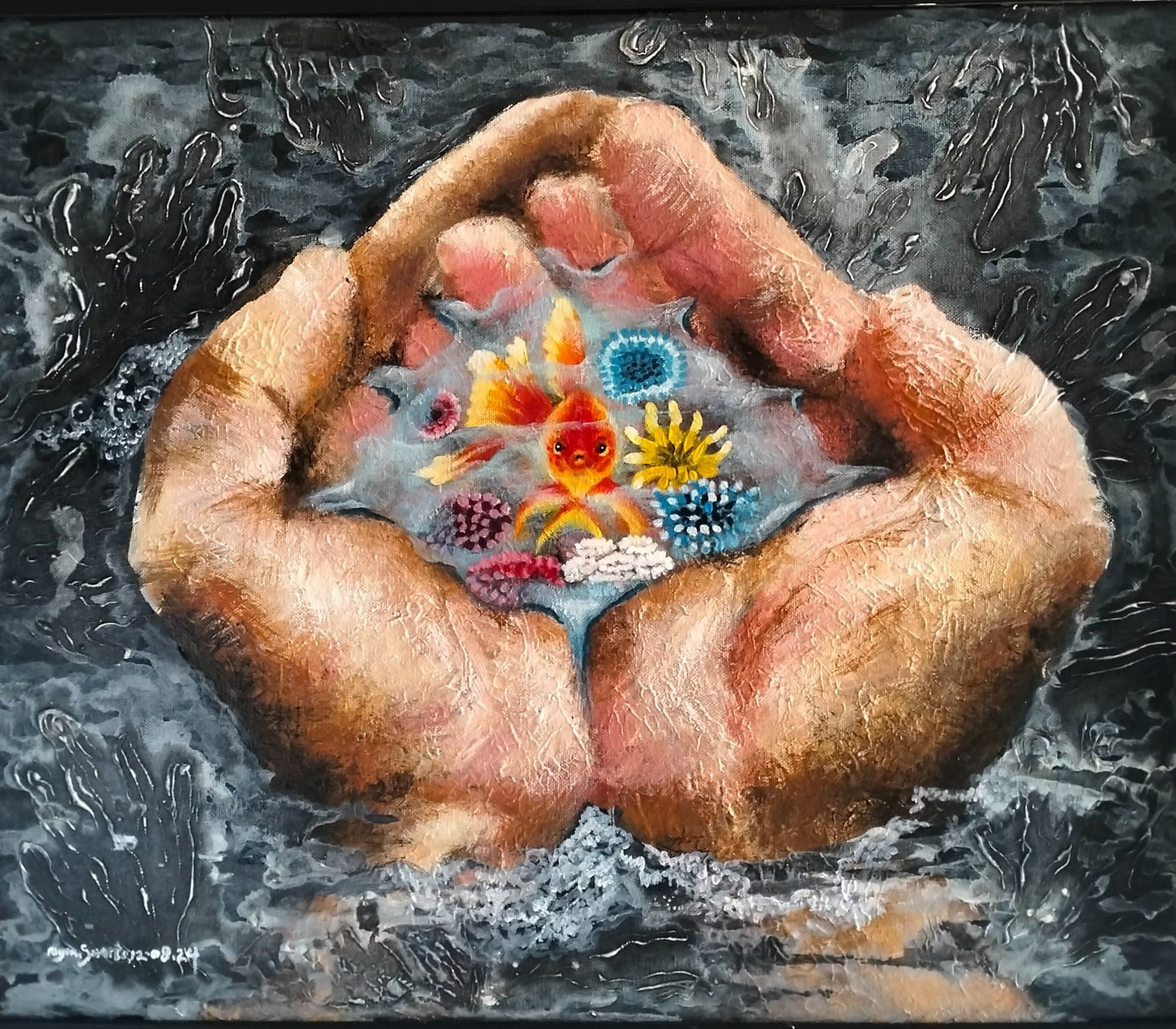 Holding the sea — view 1