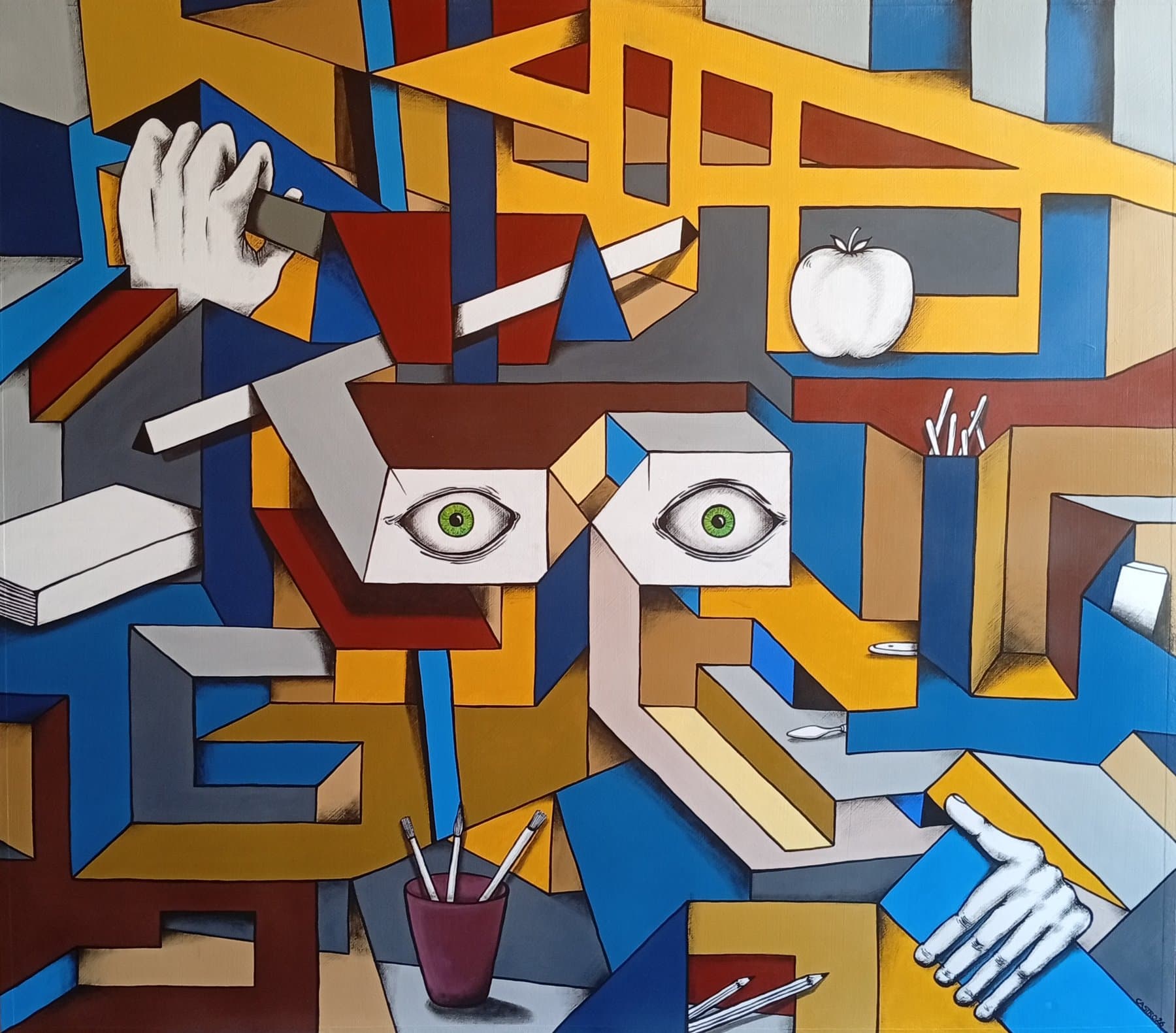 Geometric gaze — view 1