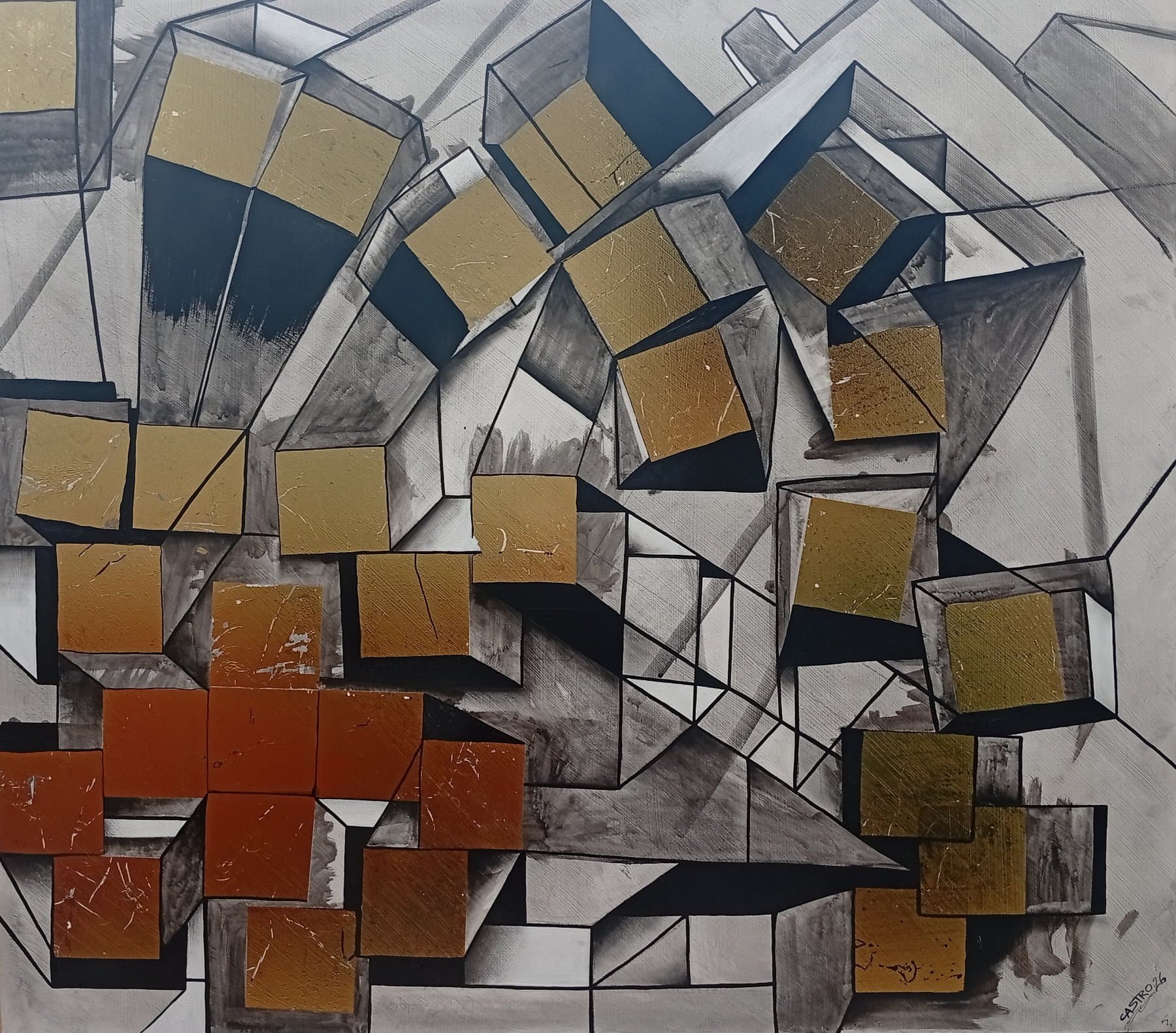 Golden Geometry Puzzle — view 1