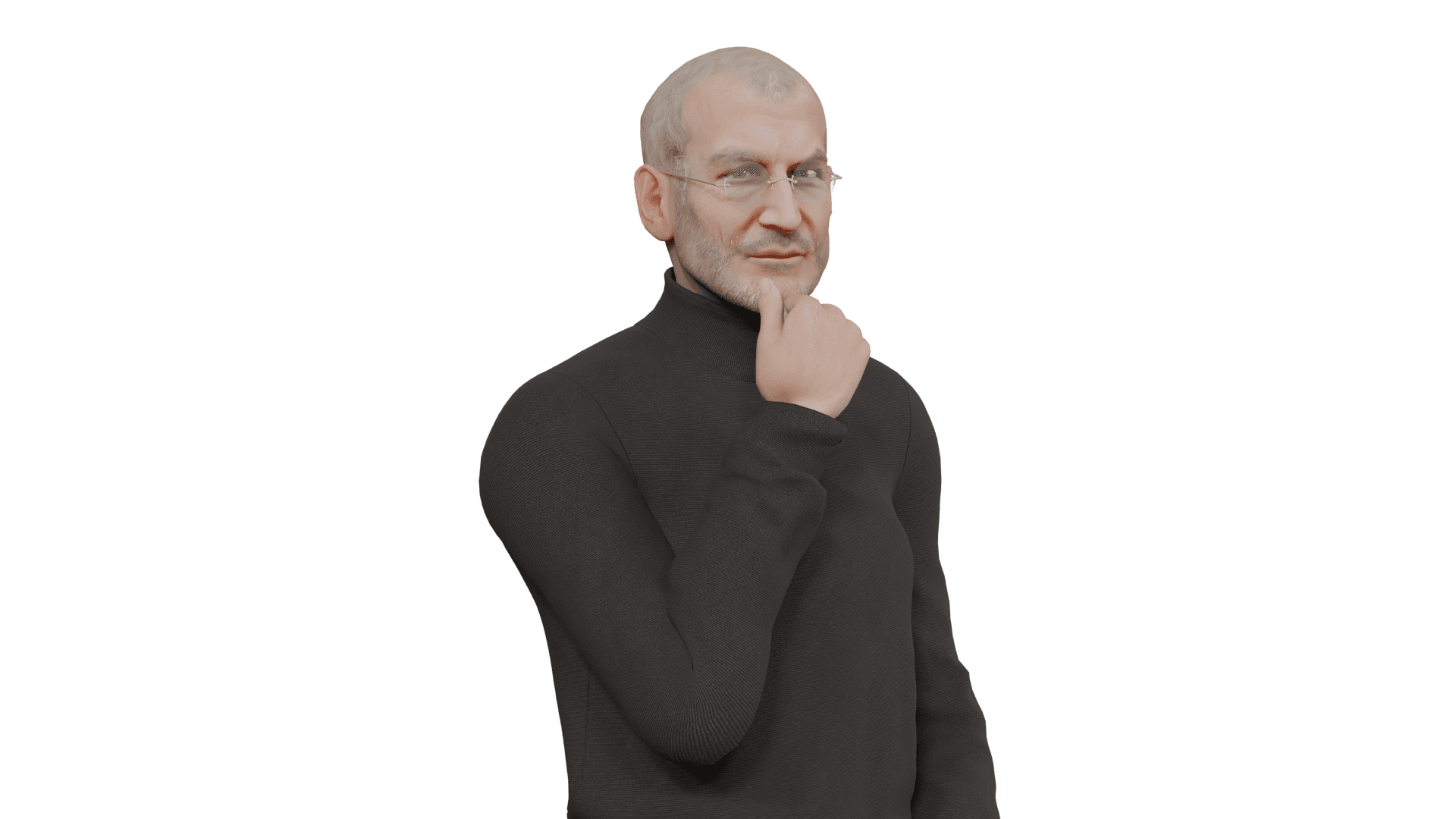 3D Interactive Steve Jobs AI