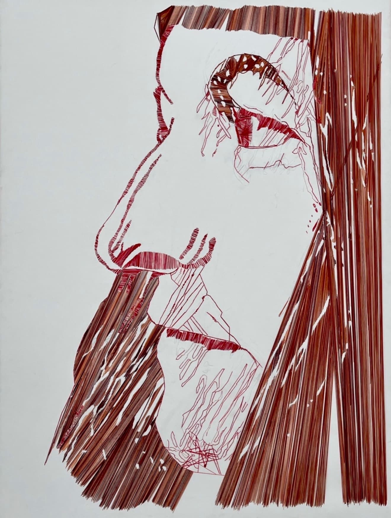 Self portrait — view 1