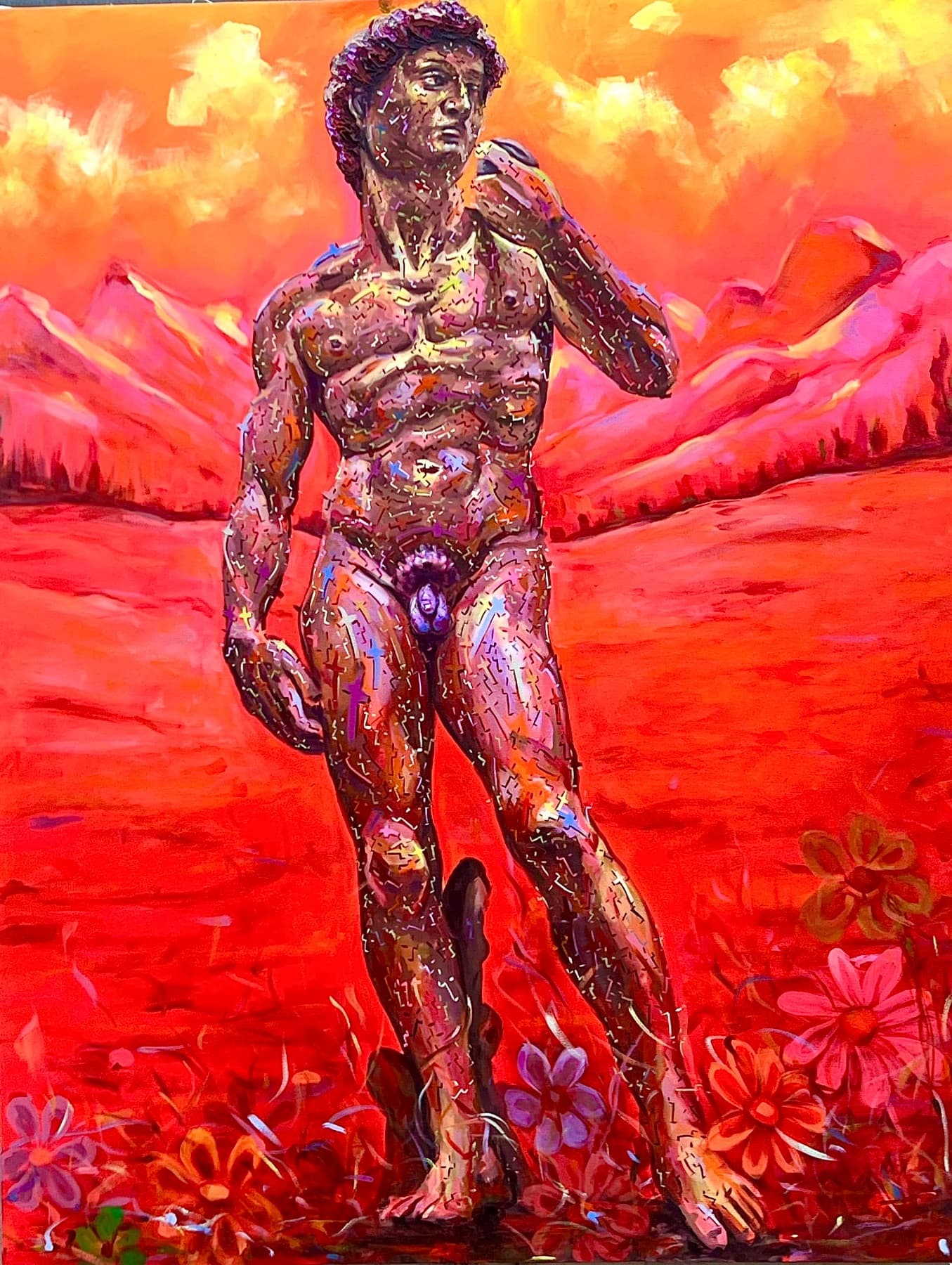 The stand of David — view 1