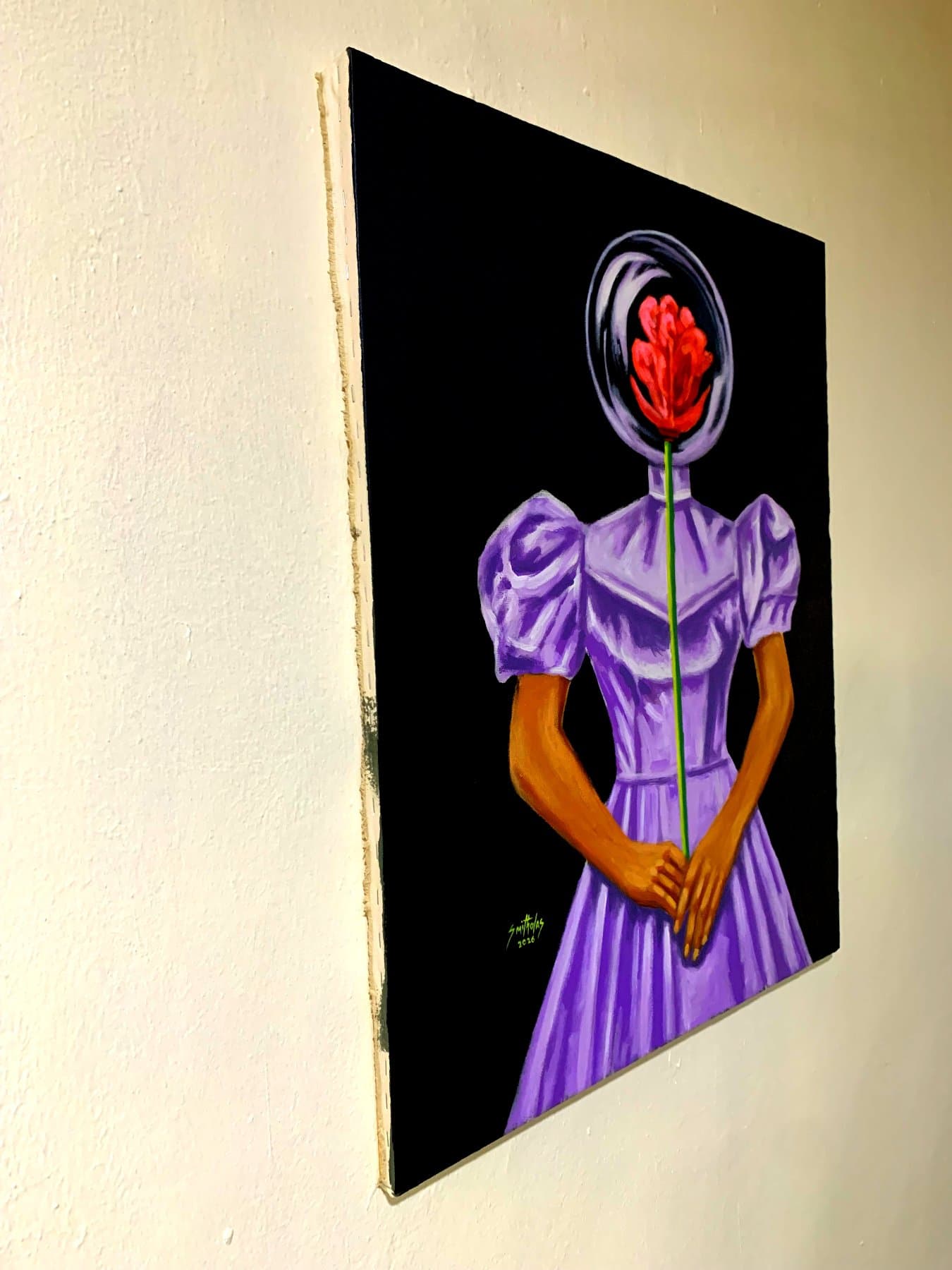 Surreal Figure with Flower — view 2