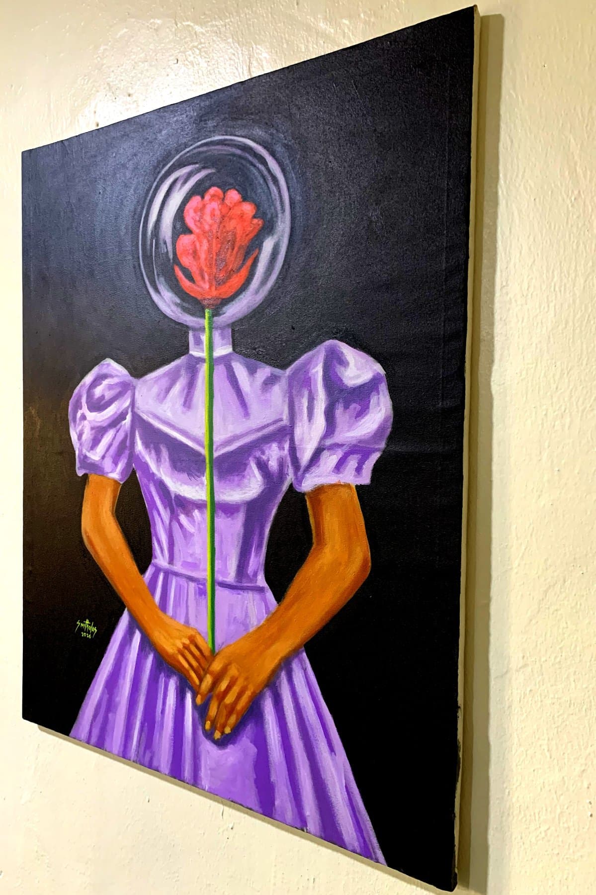 Surreal Figure with Flower — view 3