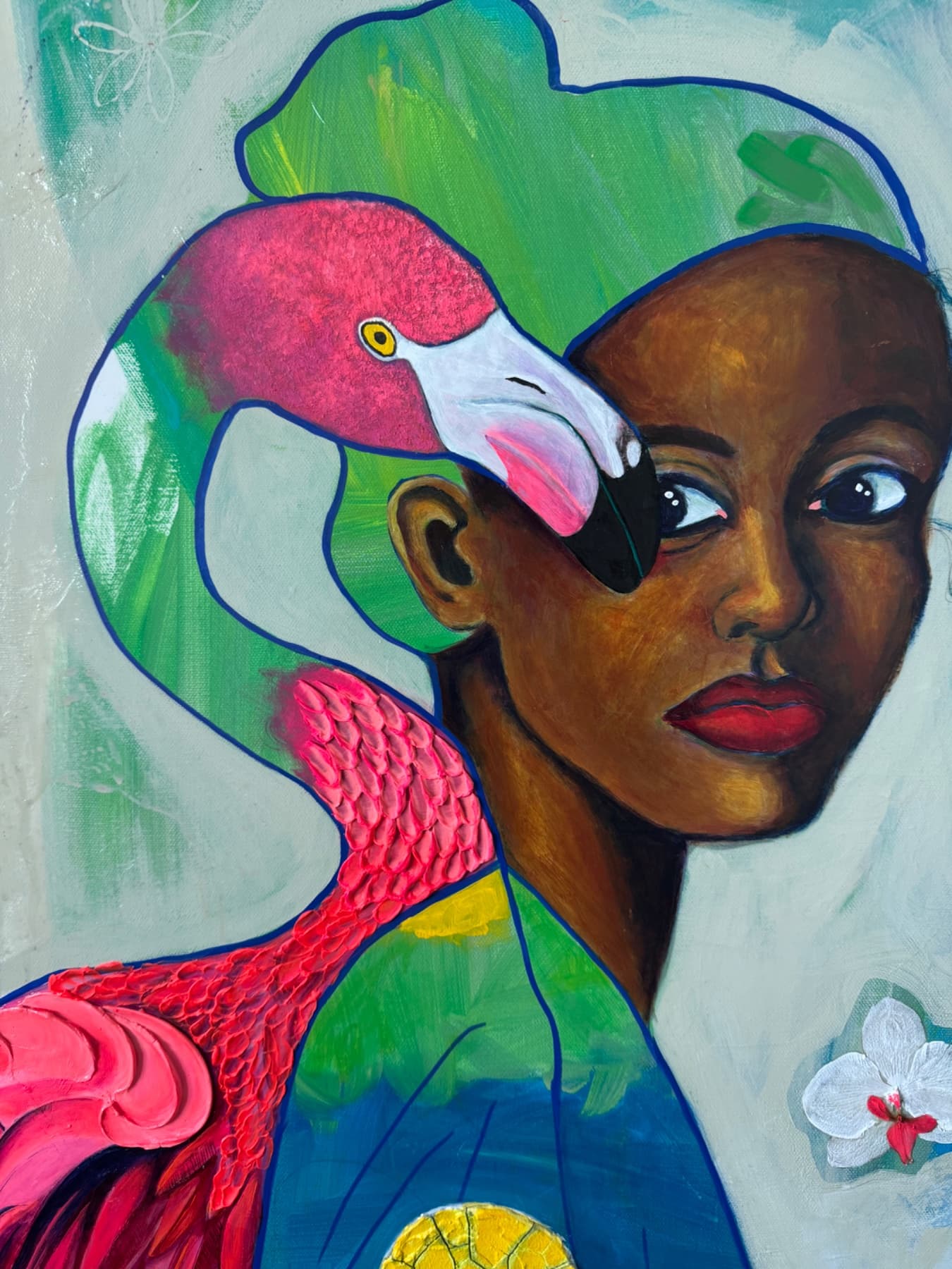 The Flamingo and The Orchid — view 2