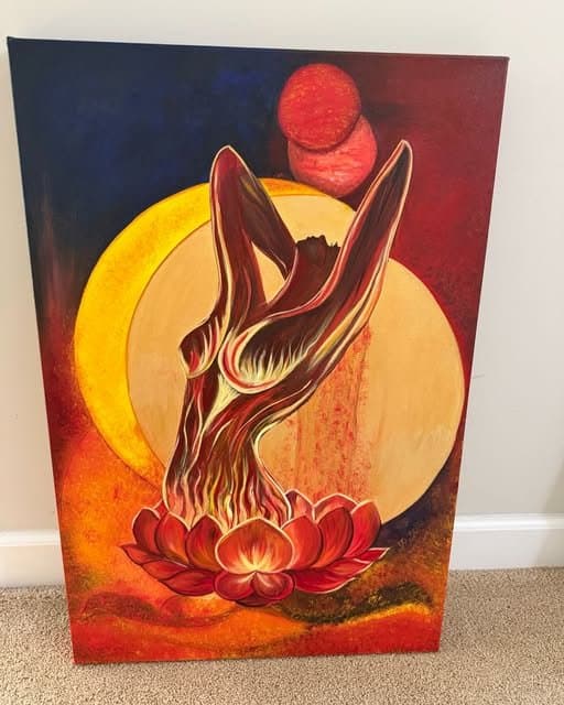 Agni in Bloom — view 1